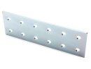 Connector plate B-type groove 8, 60x180mm, steel 3mm galvanized