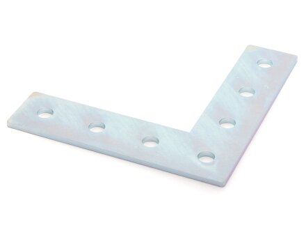 Connector plate B-type groove 8, L - 30x120x120mm, steel 3mm galvanized