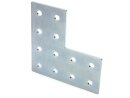 Connector plate B-type groove 8, L - 60x120x120mm, steel 3mm galvanized