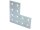 Connector plate B-type groove 8, L - 60x120x120mm, steel 3mm galvanized