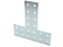 Connector plate B-type groove 8, T - 60x180x180mm, steel 3mm galvanized