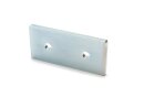 Connector plate B-type groove 10, 45x90mm, steel 5mm galvanized