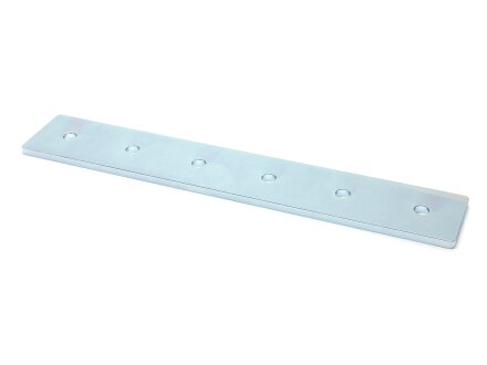 Connector plate B-type groove 10, 45x270mm, steel 5mm galvanized