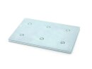 Connector plate B-type groove 10, 90x135mm, steel 5mm galvanized