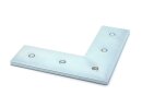 Connector plate B-type groove 10, L - 45x135x135mm, steel...