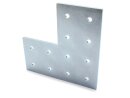 Connector plate B-type groove 10, L - 45x180x180mm, steel 5mm galvanized