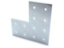 Connector plate B-type groove 10, L - 90x180x180mm, steel 5mm galvanized