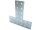 Connector plate B-type groove 10, T - 90x270x270mm, steel 5mm galvanized