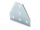 Connector plate B-type groove 6, TD - 20x60x60mm, steel...