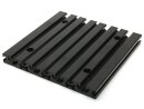 Aluminum profile 160x16L I-type groove 8 - 160mm with 4...