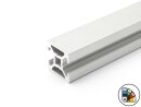 Design profile / aluminum profile 20x20L - 2N-180° - B-type groove 6 - bar length 3 meters - powder coating available in various colors