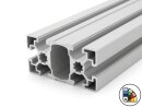 Profilo in alluminio 45x90L tipo B gola 10 (chiaro) - lunghezza barra 3 metri - verniciatura a polvere disponibile in vari colori