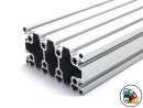 Profilo in alluminio 90x180L tipo B gola 10 (chiaro) - lunghezza barra 3 metri - verniciatura a polvere disponibile in vari colori