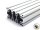 Perfil de aluminio 90x180L tipo B ranura 10 (ligero) - longitud de barra 3 metros - recubrimiento en polvo disponible en varios colores