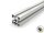 Perfil de aluminio 45x45S tipo B ranura 10 (pesado) - longitud de barra 3 metros - recubrimiento en polvo disponible en varios colores