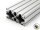 Perfil de aluminio 60x120L ranura tipo I 6 (ligero) - longitud de barra 3 metros - recubrimiento en polvo disponible en varios colores