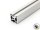 Profilé design / profilé aluminium 30x30L - 2N 180° - rainure type I 6 (légère) - longueur de barre 3 mètres - revêtement en poudre disponible en différentes couleurs