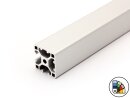 Profilo di design / profilo alluminio 30x30L - 2N 90° - cava tipo I 6 (chiaro) - lunghezza barra 3 metri - verniciatura a polvere disponibile in vari colori
