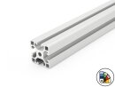Perfil de aluminio 40x40L ranura tipo I 8 (ligero) - longitud de la barra 3 metros - recubrimiento en polvo disponible en varios colores