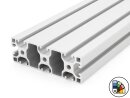 Perfil de aluminio 40x120L ranura tipo I 8 (ligero) - longitud de la barra 3 metros - recubrimiento en polvo disponible en varios colores