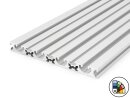 Profilé aluminium 160x16L type I rainure 8 (léger) - longueur de barre 3 mètres - revêtement en poudre disponible en différentes couleurs