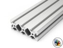 Aluminiumprofil 40x120S I-Typ Nut 8 (schwer) - Stablänge 3 Meter - Pulverbeschichtung in verschiedenen Farben wählbar