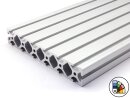 Profilé aluminium 40x240S type I rainure 8 (lourd) - longueur de barre 3 mètres - revêtement en poudre disponible en différentes couleurs