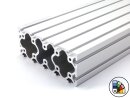 Aluminium profiel 80x200S I-type groef 8 (zwaar) - staaflengte 3 meter - poedercoating verkrijgbaar in diverse kleuren