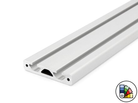 Aluminum profile 80x16S I-type groove 8 (heavy) - bar length 3 meters - powder coating available in various colors