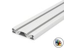 Perfil de aluminio 80x16E ranura 8 (ultraligero) - longitud de barra 3 metros - recubrimiento en polvo disponible en varios colores