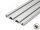 Perfil de aluminio 120x16E tipo I ranura 8 (ultraligero) - longitud de barra 3 metros - recubrimiento en polvo disponible en varios colores