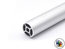Tubo fabricado en aluminio D28 - tipo B - longitud de varilla 3 metros - recubrimiento en polvo disponible en varios colores
