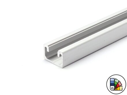 Perfil de aluminio 15x22,5L tipo B ranura 10 - longitud de barra 3 metros - recubrimiento en polvo disponible en varios colores
