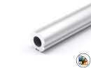 Tube profilé en aluminium D30 lourd - rainure de type I 8 - longueur de barre 3 mètres - revêtement en poudre disponible en différentes couleurs