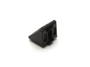 Angle 20 B-type groove 6 (with holes for M4 screws) - black powder-coated