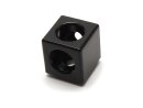 Cube connector 3D 30 B-Type Nut 8 - black powder-coated