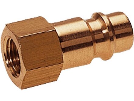 Barbed fitting made of brass with an internal thread for coupling sockets nominal size 7.2 / 7.8 G1 / 4i