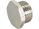 Screw plug nickel-plated brass with cylindrical external...