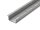 DIN rail / rail 35 x 15 x 1000 perforated sheet steel, sendzimir galvanized according to EN60715, perforation 25 x 5.2 mm