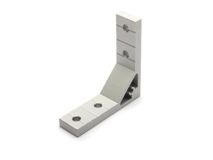 Angle, 3030-6+8, aluminum, anodized, I-type groove 6, B-type groove 8