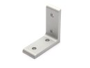 Angle, 6060, aluminum, anodized, I-type groove 6, B-type groove 8