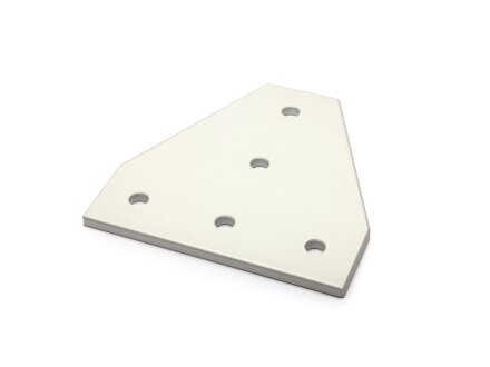 Connection plate - 4545, aluminum, anodized, B-type groove 10