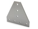Connection plate - 160*6*160, aluminum, anodized, I-type...