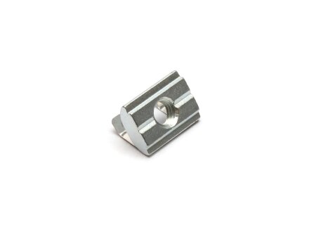 Slot nut with spring - 11.8*4.8*16, M4, galvanized steel, B-type slot 8