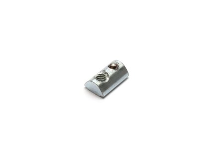 Slot nut with web and ball - 7.7*4.65*12 - M3, galvanized steel, I-type slot 5