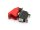 Kippschalter mit Schraubklemmen & roter Sicherheitskappe,  10A, 250V, 1-polig, EIN/AUS