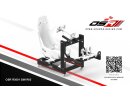 OSR R3001 - Sim Rig - Racing Simulator (F1, GT3, Roadcar) - schwarze Profile und Winkel