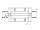 Carrello lineare HRC 20 modello blocco MN, opzioni selezionate: SZC V1 N