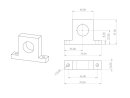Bloque de cojinetes flotantes LLB16 / Easy-Mechatronics System 1216B