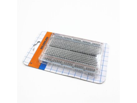Transparent middle-size breadboard / 400 hole